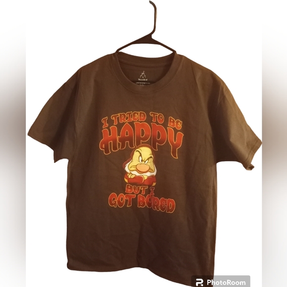 New Disneyland Resorts Grumpy Dwarf shirt size Large - Picture 2 of 2